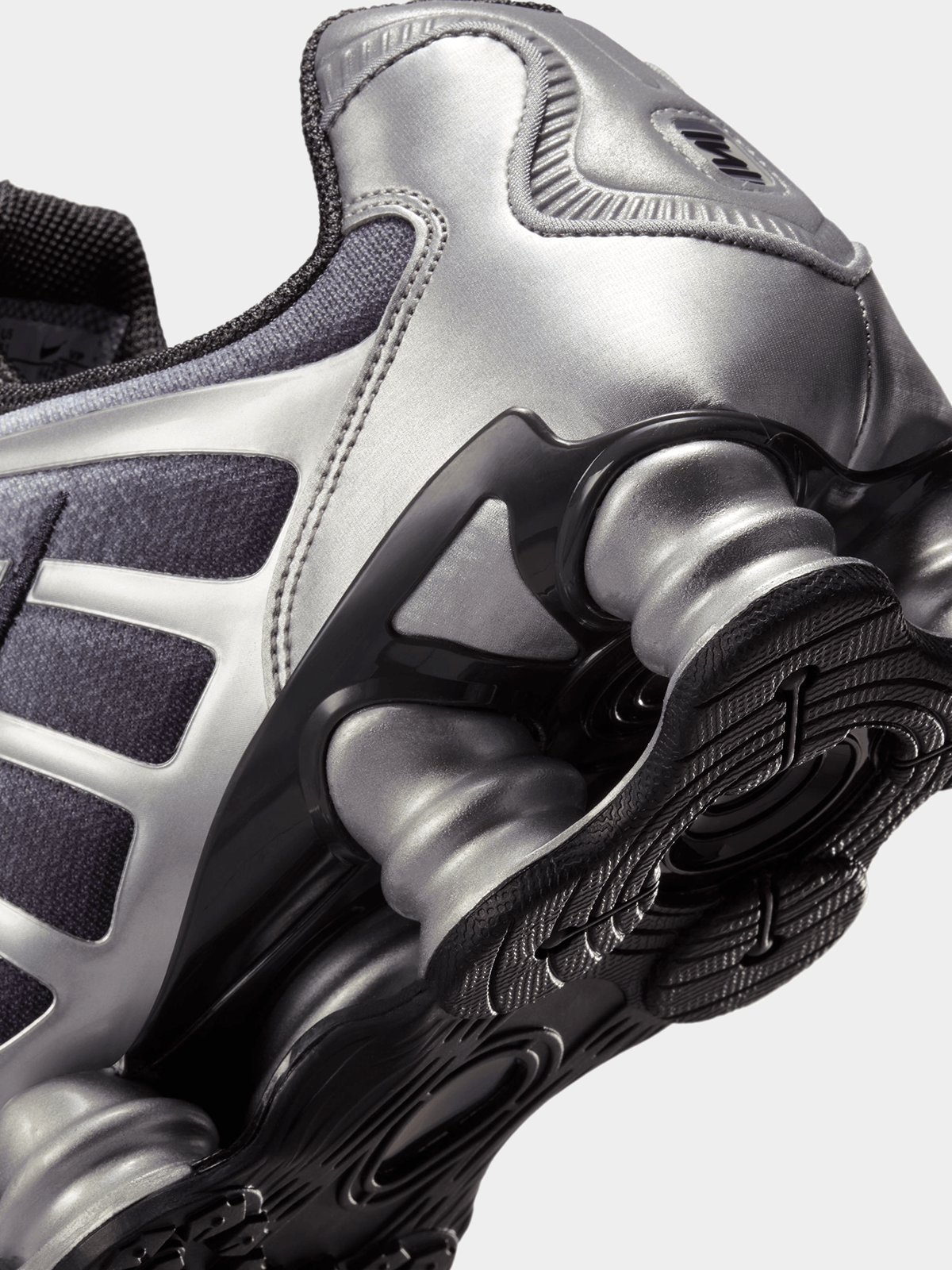 Nike Men's TL Print Silver Shox Sneaker