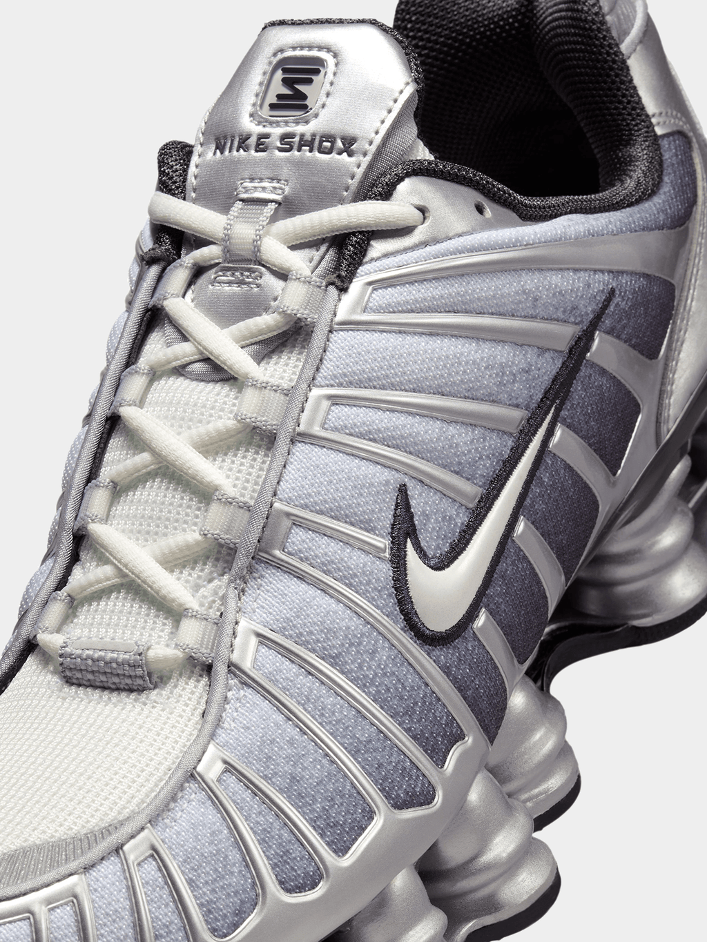 Nike Men's TL Print Silver Shox Sneaker