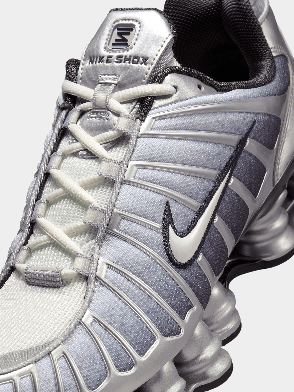Nike Men's TL Print Silver Shox Sneaker
