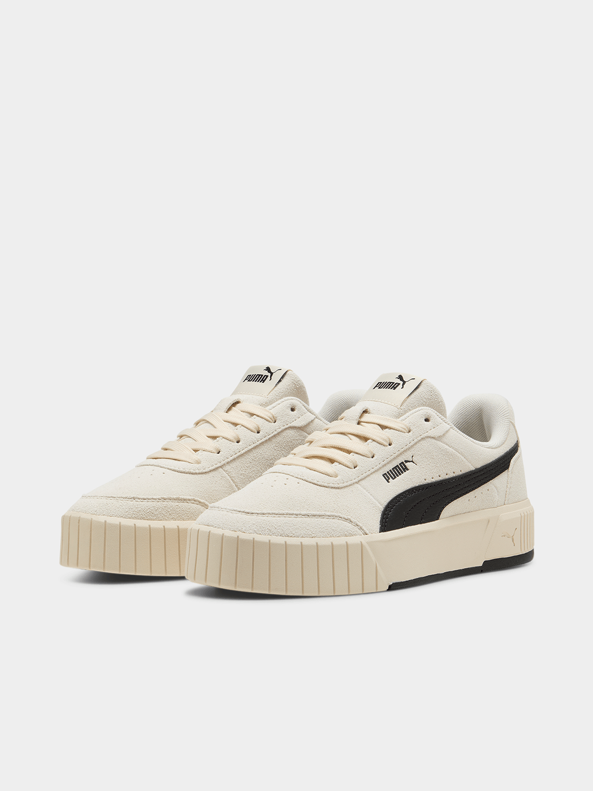 Women's Puma Carina Mia SD Cream/Black Sneaker