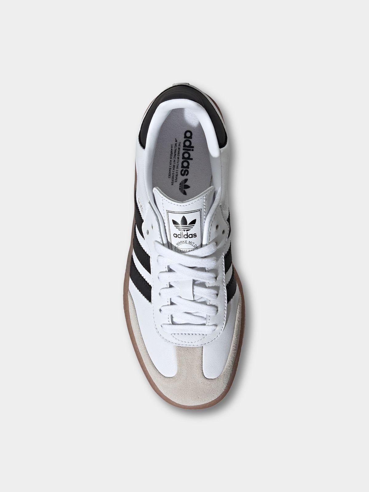 adidas Originals Women's Sambae White/Black Sneaker