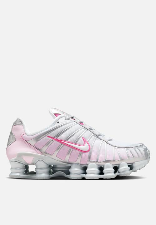 Nike shox TL Mtlc Platinum/PinkSicle-Pink Foam-White