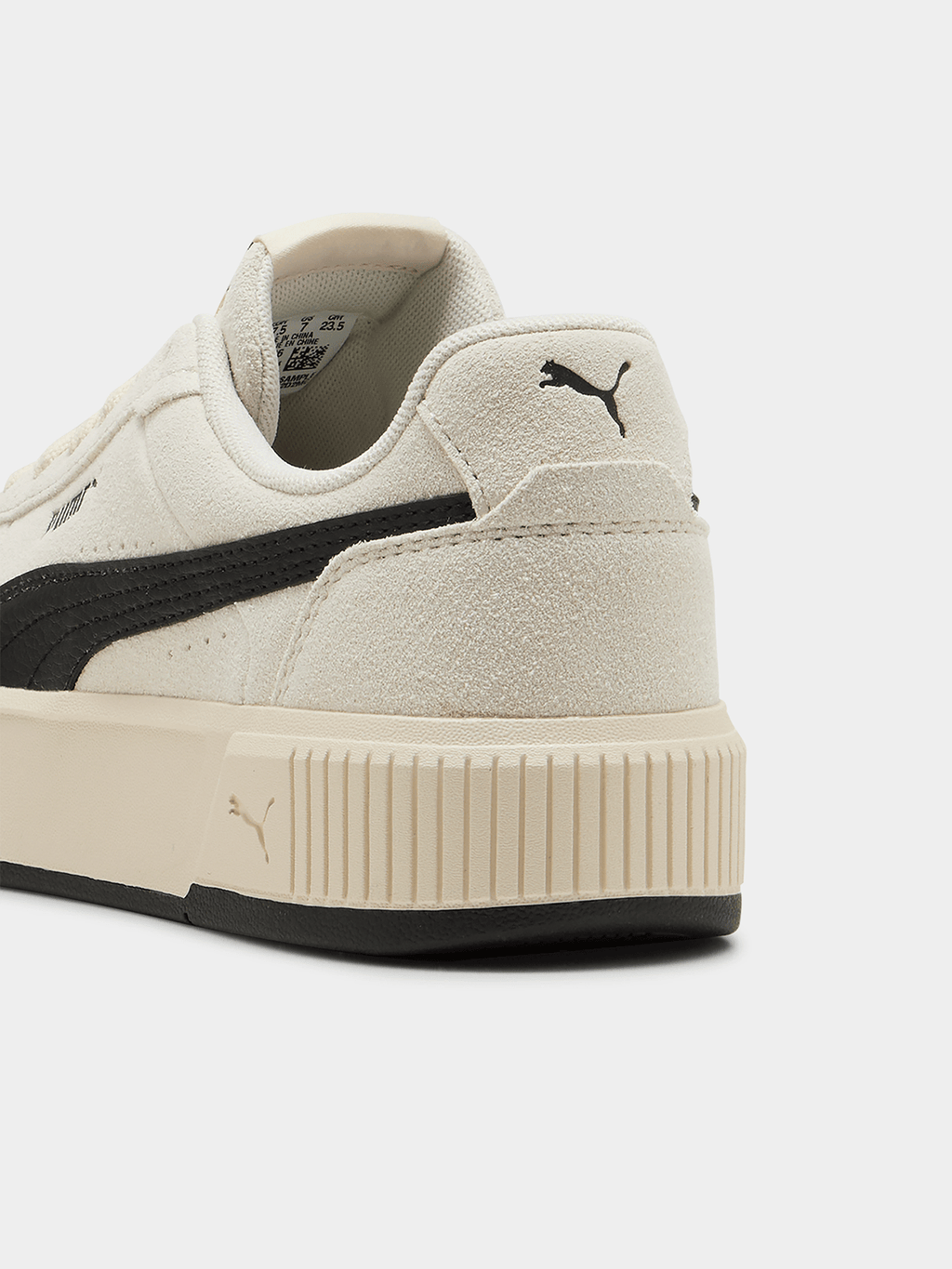 Women's Puma Carina Mia SD Cream/Black Sneaker