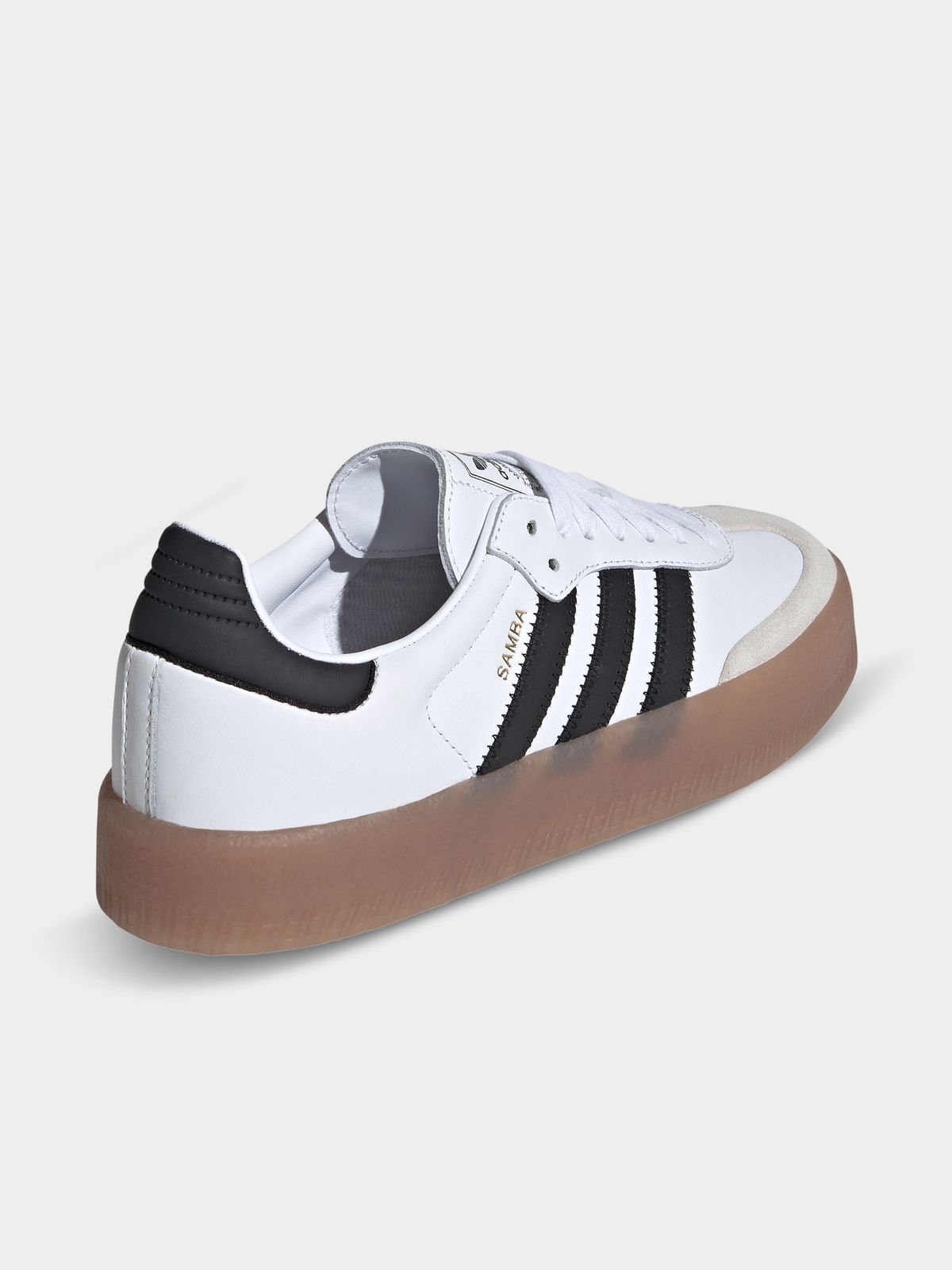 adidas Originals Women's Sambae White/Black Sneaker