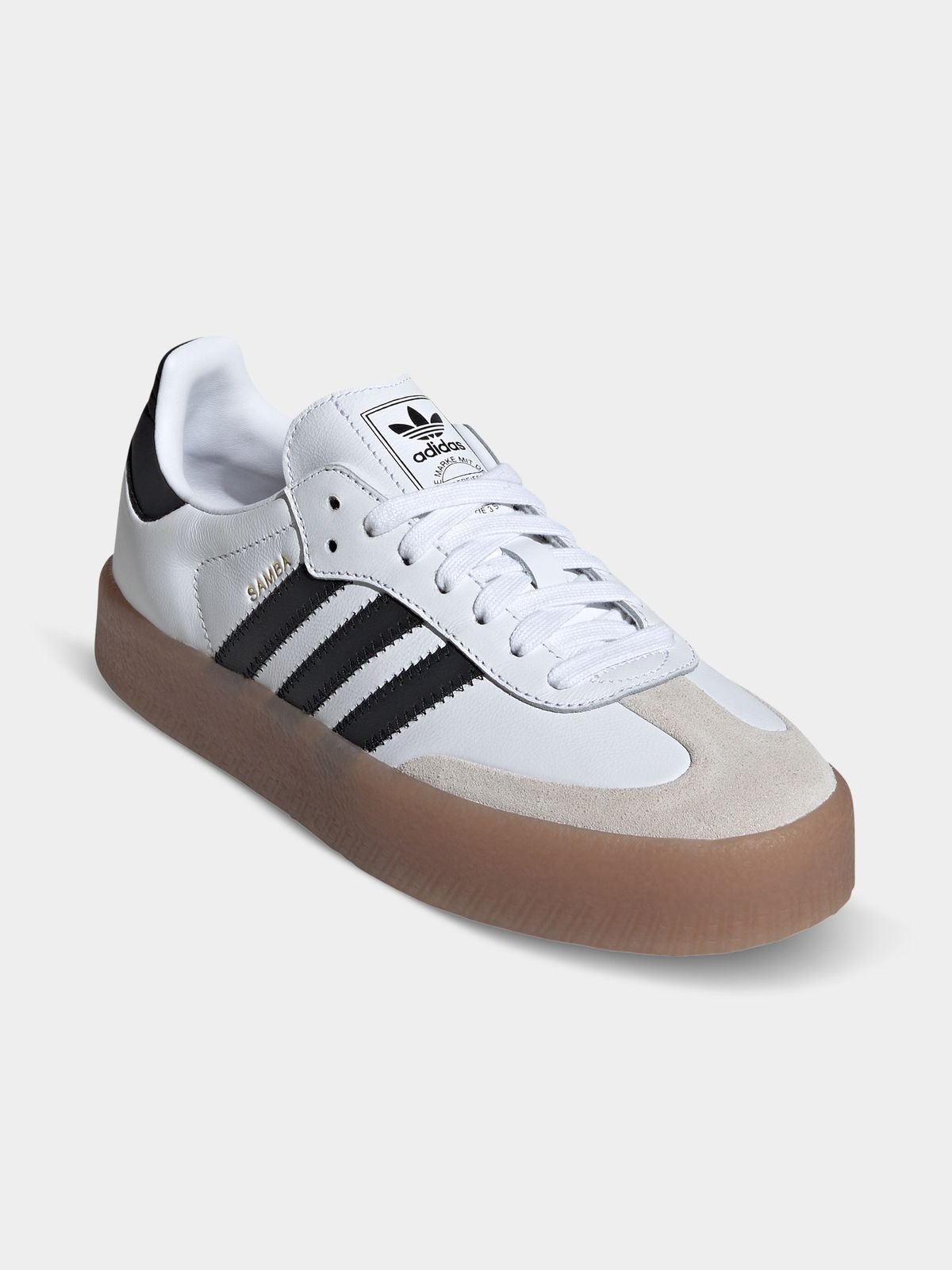 adidas Originals Women's Sambae White/Black Sneaker – SKY KICKS