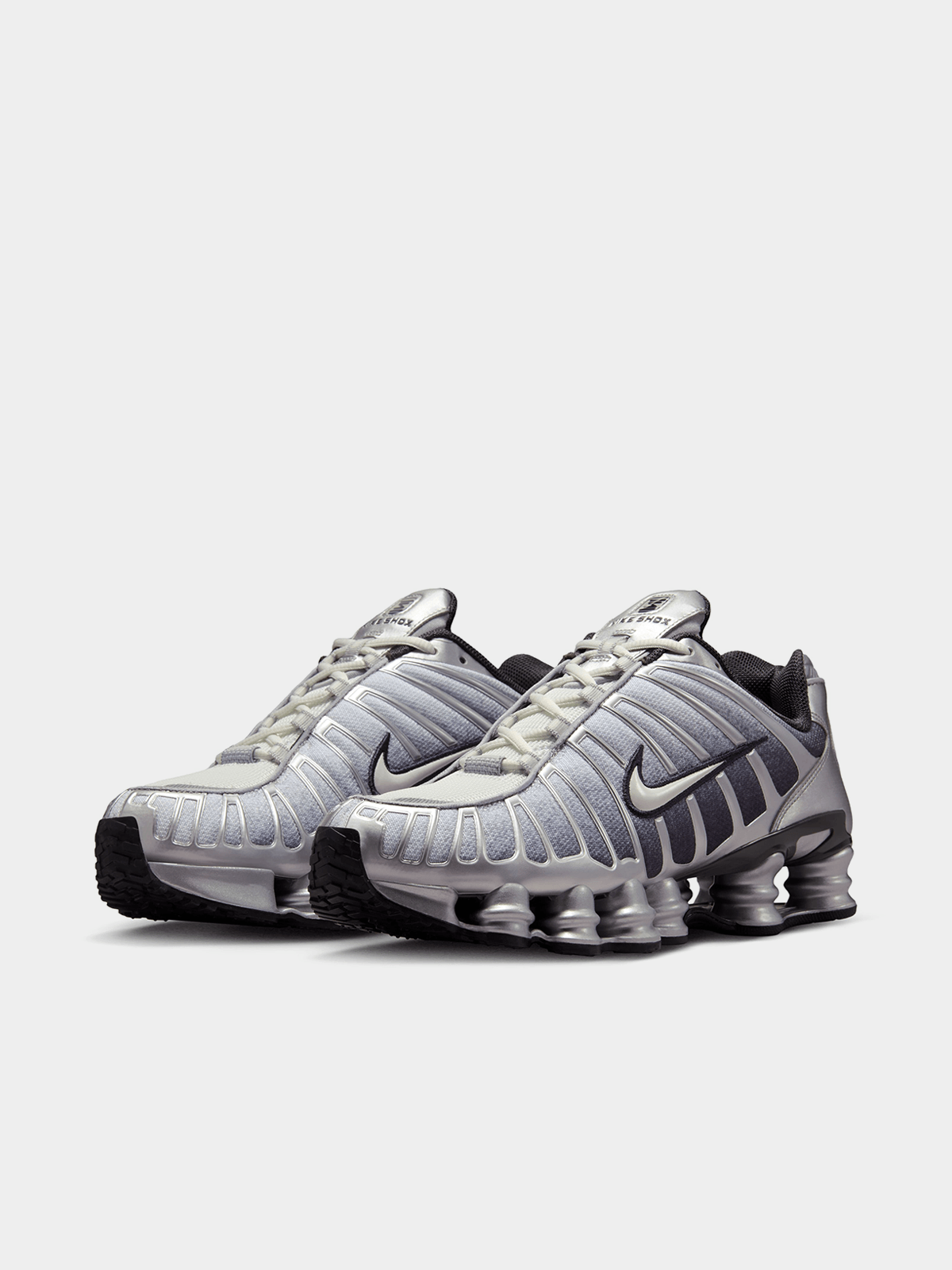 Nike Men's TL Print Silver Shox Sneaker