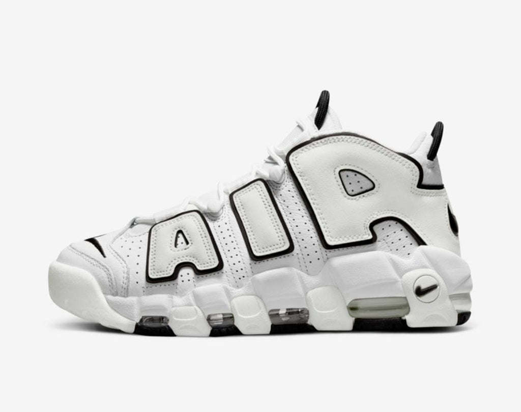NIKE UPTEMPO WHITE/BLACK