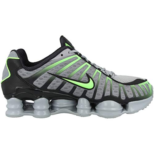 Nike Shox Tl Mens Sneakers AV3595-005, Wolf Grey/Lime Blast-Black,