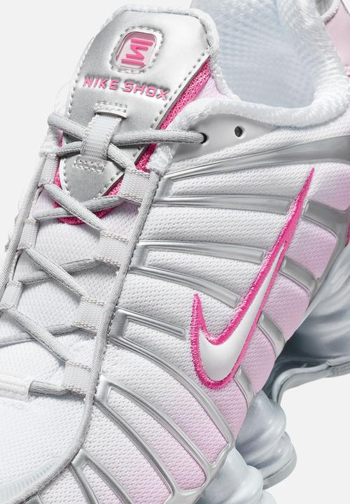 Nike shox TL Mtlc Platinum/PinkSicle-Pink Foam-White