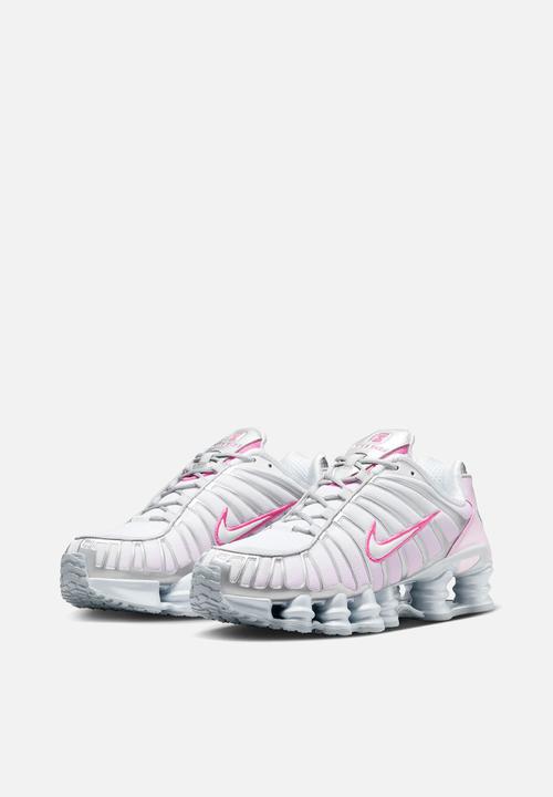 Nike shox TL Mtlc Platinum/PinkSicle-Pink Foam-White