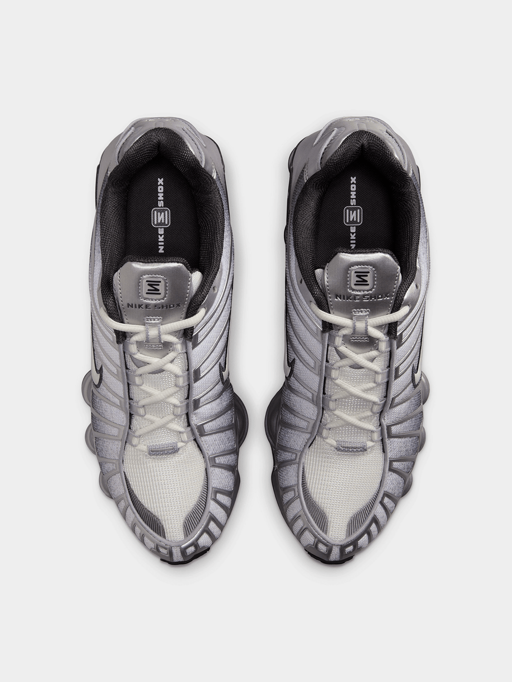 Nike Men's TL Print Silver Shox Sneaker