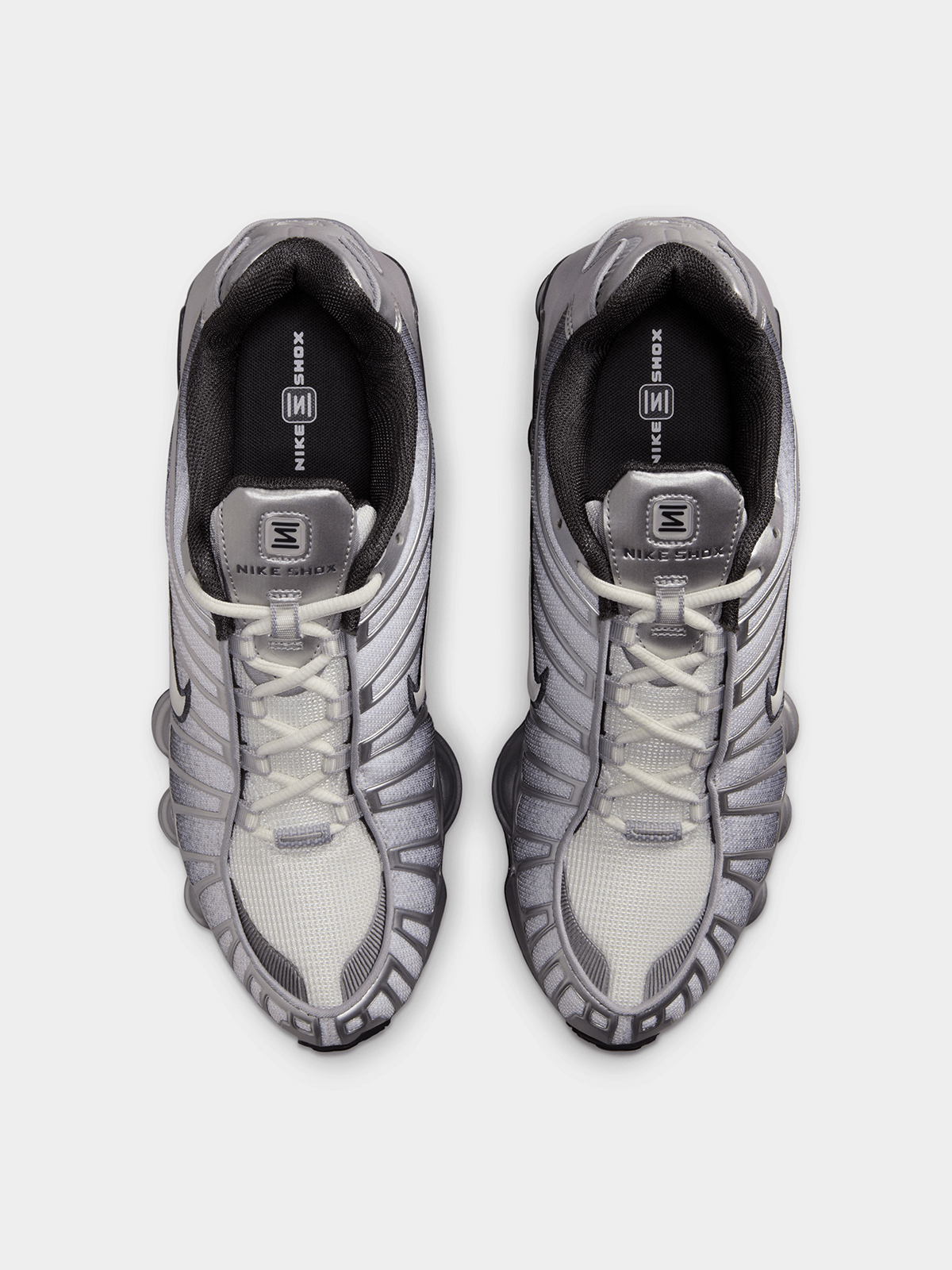 Nike Men's TL Print Silver Shox Sneaker